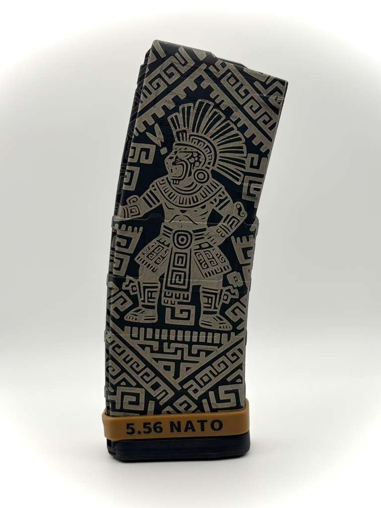 Aztec Warrior Custom Engraved AR-15 PMAG | 5.56 NATO Magazine