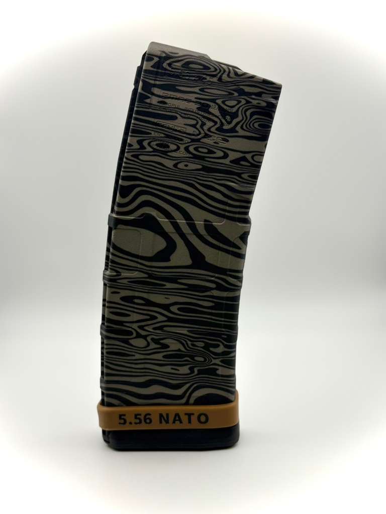 Product Title  Topo Camo Engraved PMAG 30 AR-15 Magazine | Black Terrain Pattern | 5.56 NATO